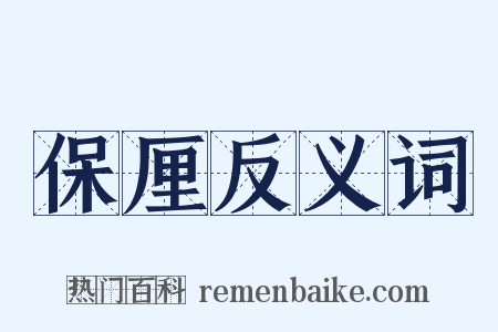 保厘反义词是什么意思的图片